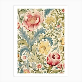 Floral Wallpaper 61 Art Print