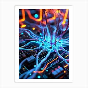 Neural Network 22 Art Print