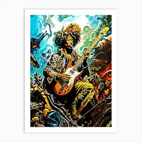 Jimi Hendrix Art Print
