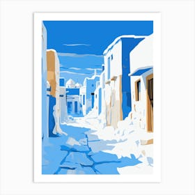 Street In Greece Art Print