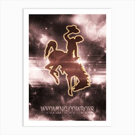 Wyoming Cowboys Art Print