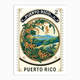 Puerto Rico, Shows Puerto Rico Art Print