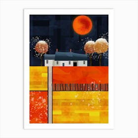 Harvest Moon Art Print