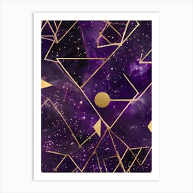 Abstract Space Background Art Print