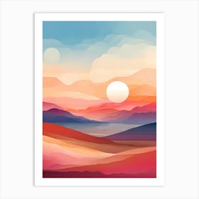 Abstract Landscape Painting 21 Art Print