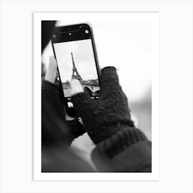 Tour Eiffel, Paris | Black and White Photography Art Print