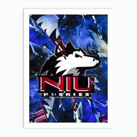 Northern Illinois Huskies 1 Art Print