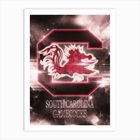 South Carolina Gamecocks Art Print