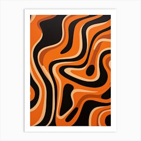 Wavy Lines Art Print