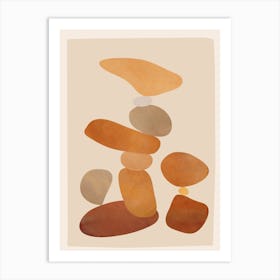 Colorful Abstract Stones 2 Art Print