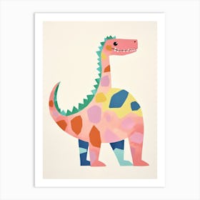 Nursery Dinosaur Art Jobaria 1 Art Print