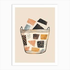 Basket Of Laundry Art Print