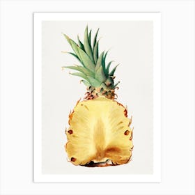 Pineapple Watercolor Painting Art Print