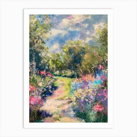  Floral Garden Enchanted Meadow 4 Art Print