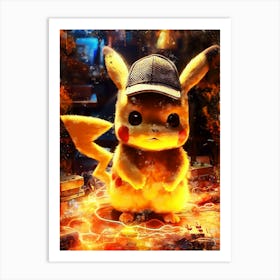 Pokemon Pikachu 1 Art Print