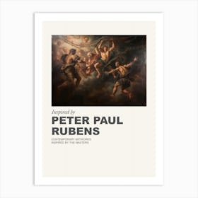 Museum Poster Inspired By Peter Paul Rubens 1 Art Print