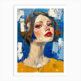 Portrait Of A Woman 604 Art Print