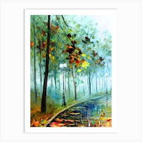 Autumn In The Park 1 Art Print