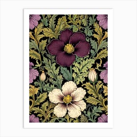 William Morris Floral Wallpaper 3 Art Print