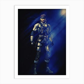 Light Of Heroes ― Solid Snake 1 Art Print