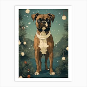 Boxer Dog Art Print