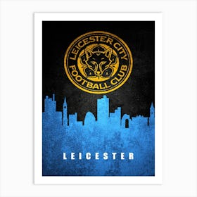 Leicester City 3 Art Print