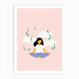 Yoga Girl  Art Print