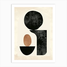 Gingoog Stone Park Bauhaus Minimalist Art Print