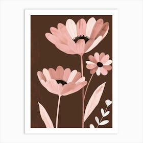 Pink Daisies Canvas Print Art Print