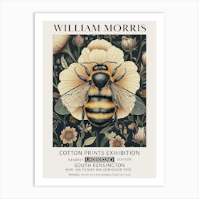 William Morris Bee 2 Vintage Exhibition Art Print