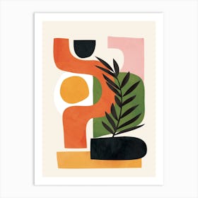 Abstract Minimal Shapes 56 Art Print