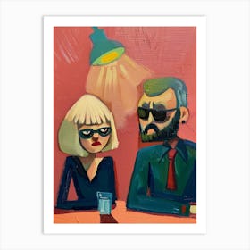 Man And A Woman 4 Art Print