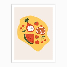 Fruit And Vegetables 1 Art Print