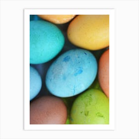 Colorful Easter Eggs Art Print