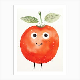 Friendly Kids Tomato 2 Art Print