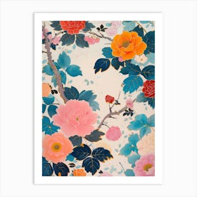 Great Japan  Hokusai Botanical Japanese 10 Art Print