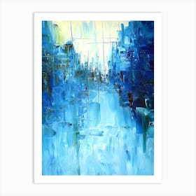 Blue City Art Print