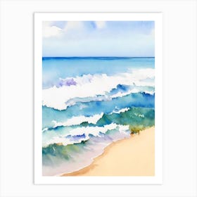 Redhead Beach, Australia Watercolour Art Print