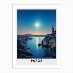 Paros, Greece Travel Art Print