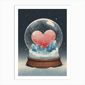 Snow Globe 3 Art Print