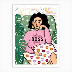 Boss Lady Sarah Art Print