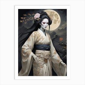 Geisha 3 Art Print