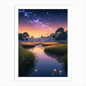 Night Sky Art Print