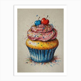 Cupcake 1 Art Print