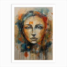 Portrait Of A Woman Art Print