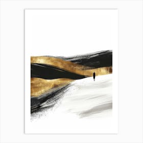 Gold And Black Canvas Print 24 Art Print