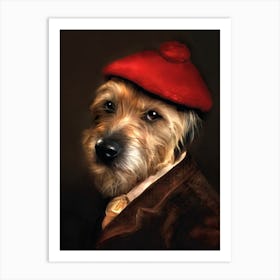 Feisty Jelle Pet Portraits Art Print
