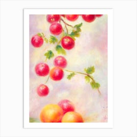 Redcurrant Painting Fruit Art Print