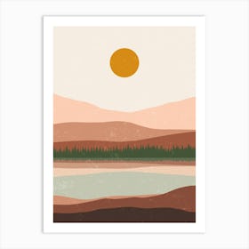 Landscape Painting 12 Art Print