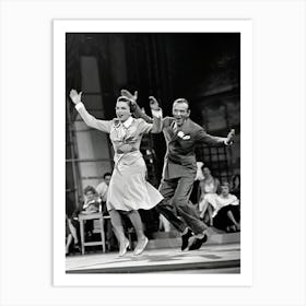 Fred Astaire And Judy Garland Dancing Art Print